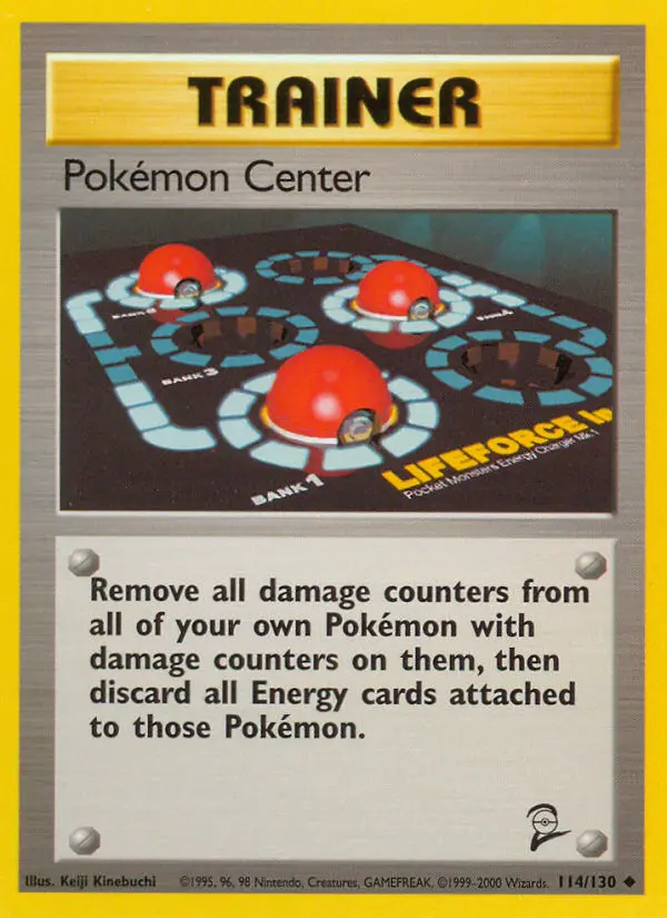 Carte Pokémon Center