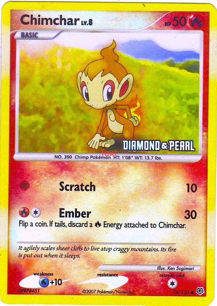 Carte Chimchar