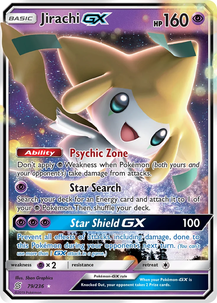 Carte Jirachi GX