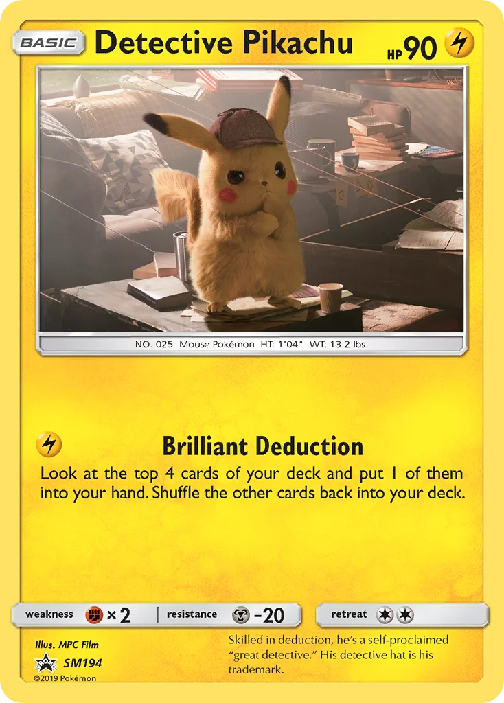 Carte Détective Pikachu