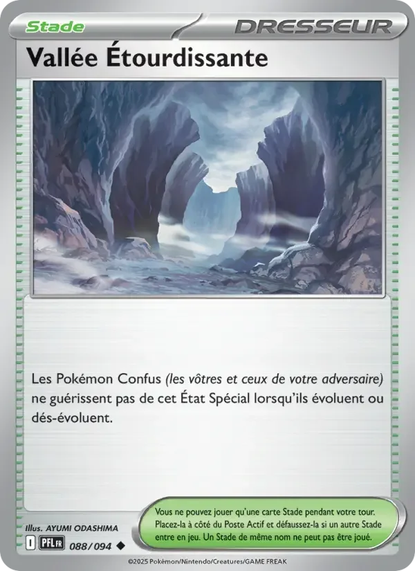 Carte Pokémon Vallée Étourdissante — Flammes Fantasmagoriques
