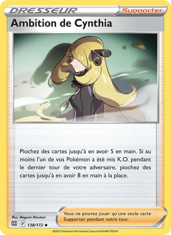 Carte Ambition de Cynthia