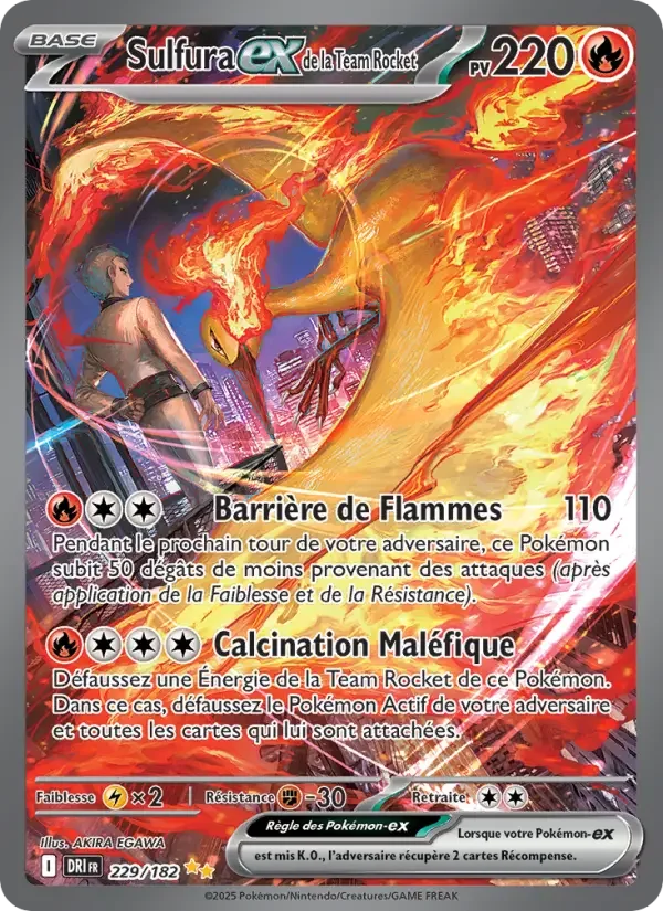 Carte Sulfura-ex de la Team Rocket