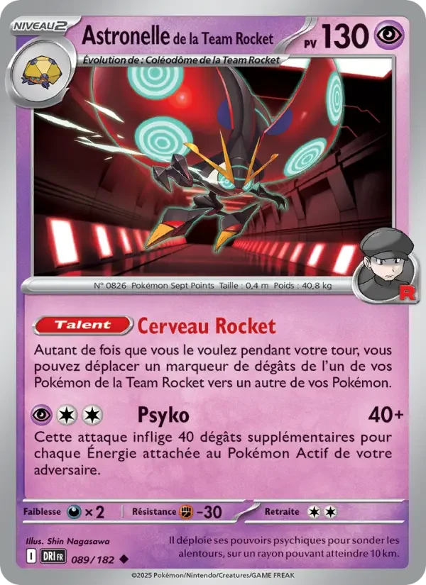 Carte Astronelle de la Team Rocket