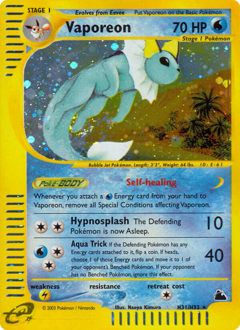Carte Vaporeon