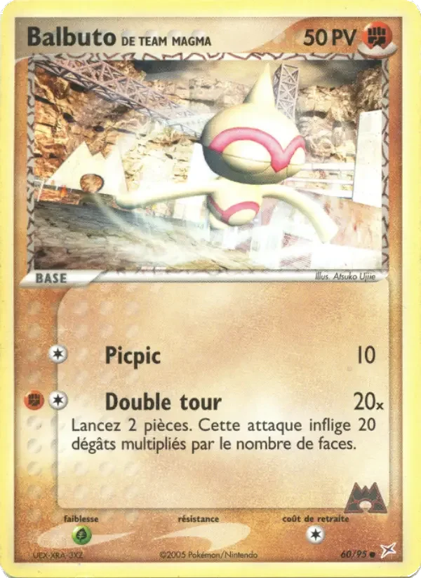Carte Balbuto de Team Magma