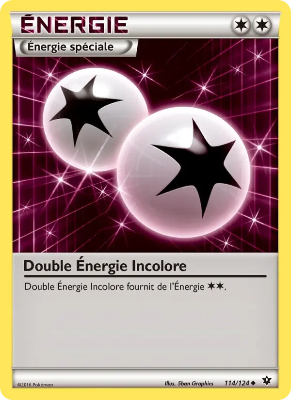 Carte Double Énergie Incolore