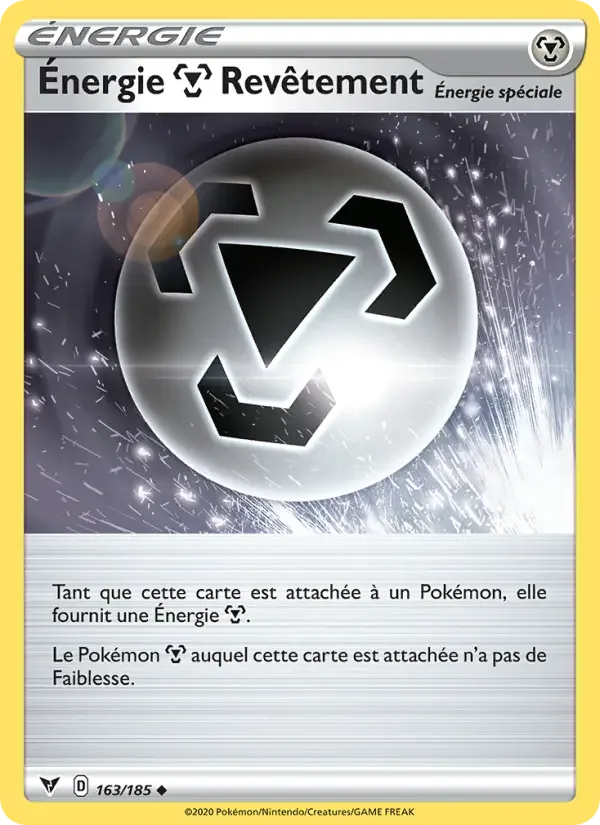 Carte Énergie Metal Revêtement