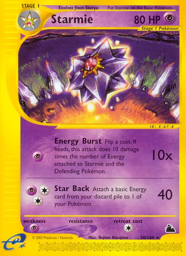 Carte Starmie