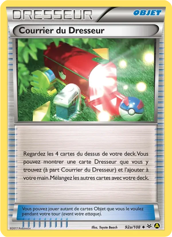 Carte Courrier du Dresseur