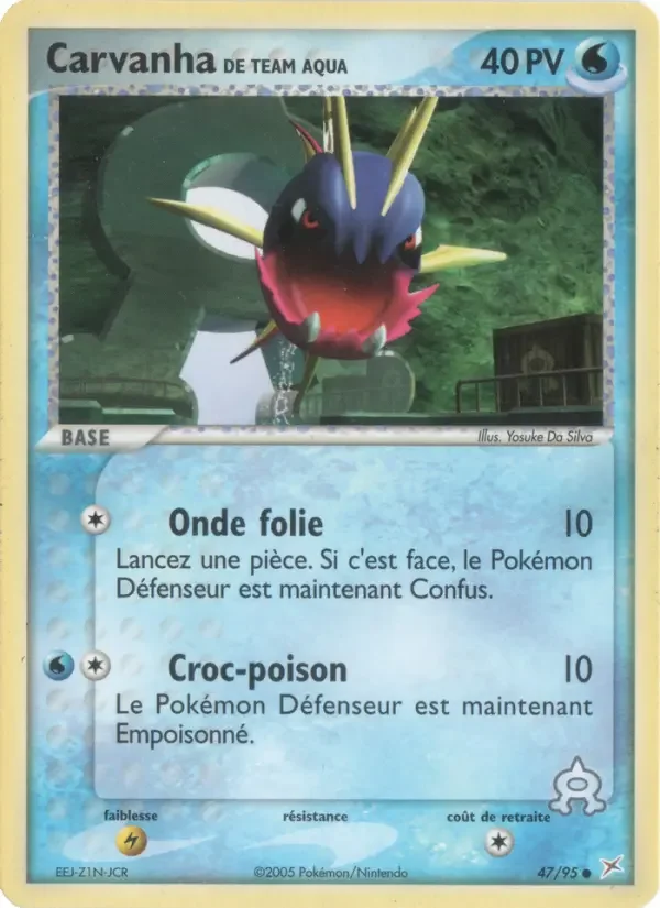 Carte Carvanha de Team Aqua