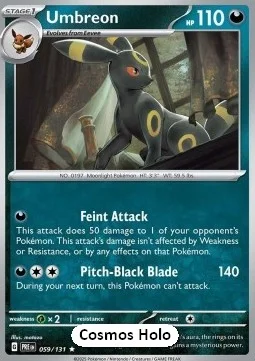 Carte Pokémon Noctali — Évolutions Prismatiques