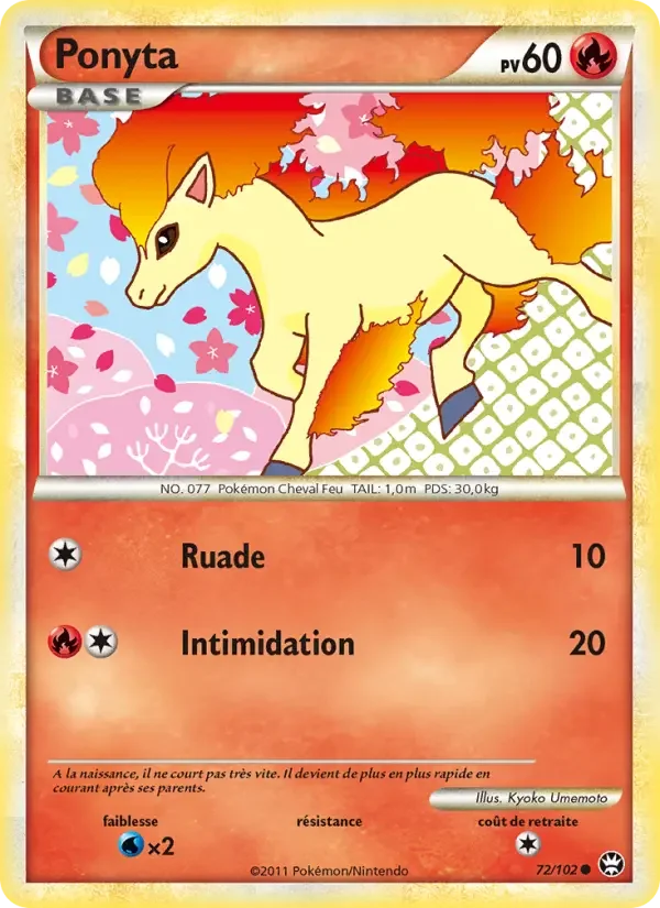 Carte Ponyta