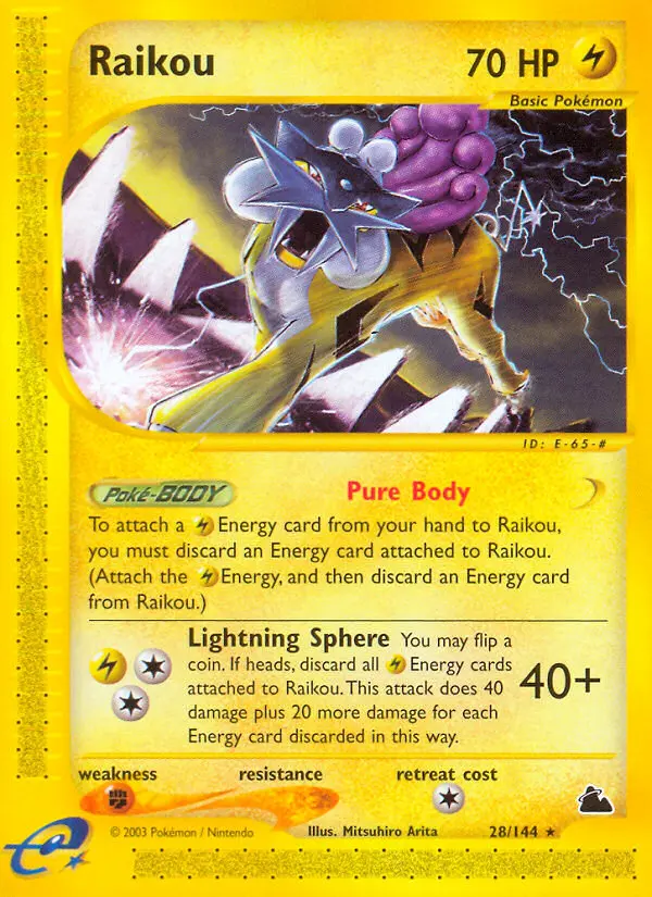 Carte Raikou