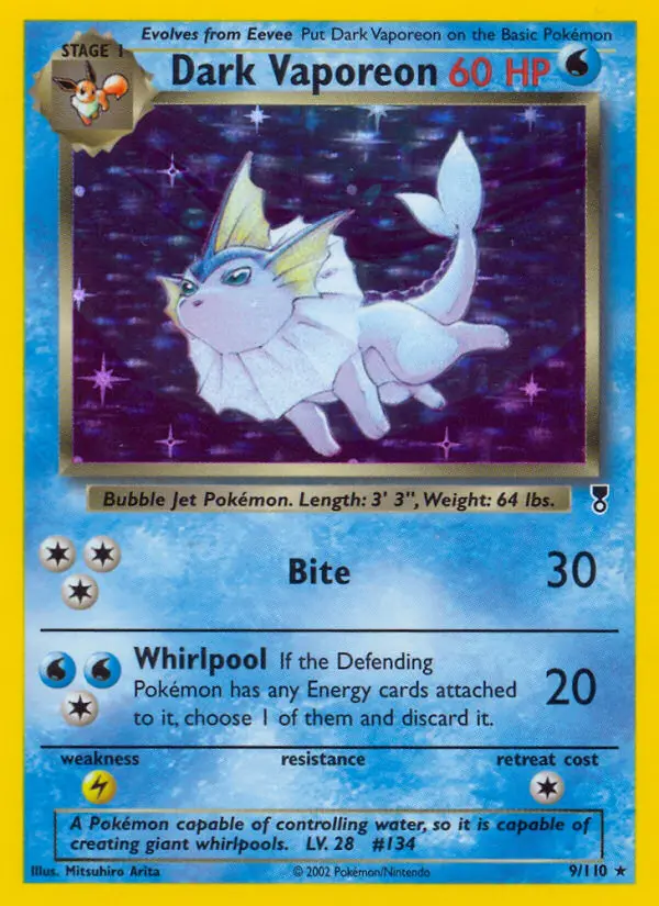Carte Dark Vaporeon