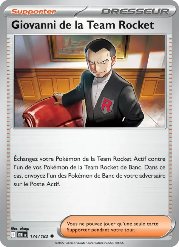 Carte Giovanni de la Team Rocket