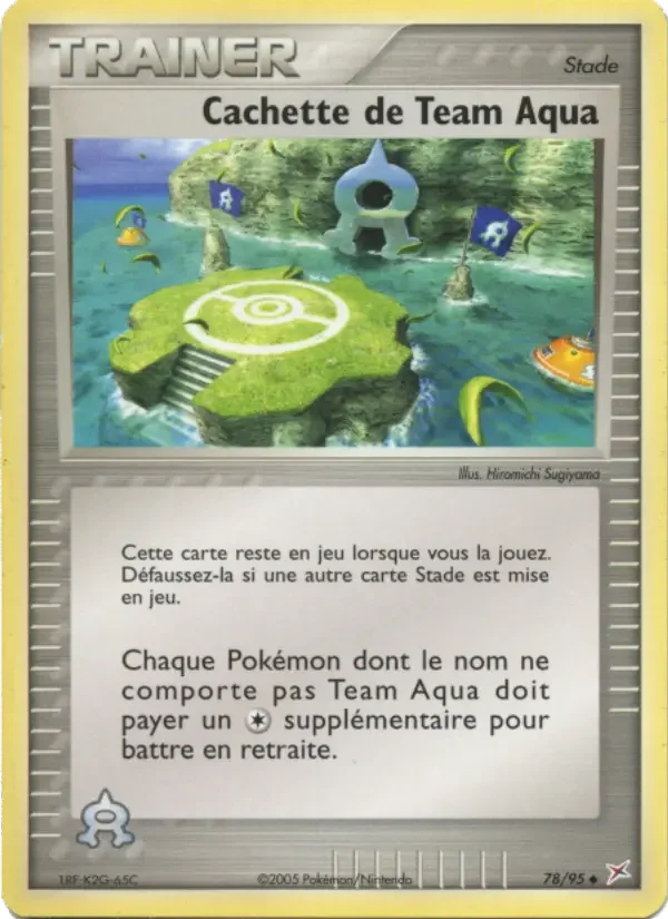 Carte Cachette de Team Aqua