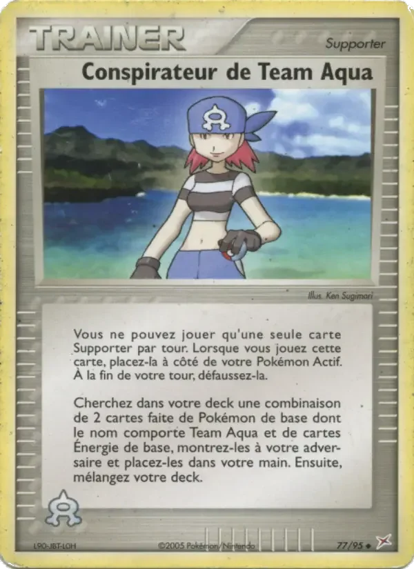 Carte Conspirateur de Team Aqua