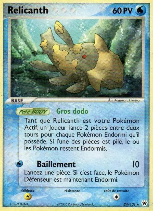 Carte Relicanth