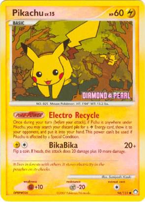 Carte Pikachu