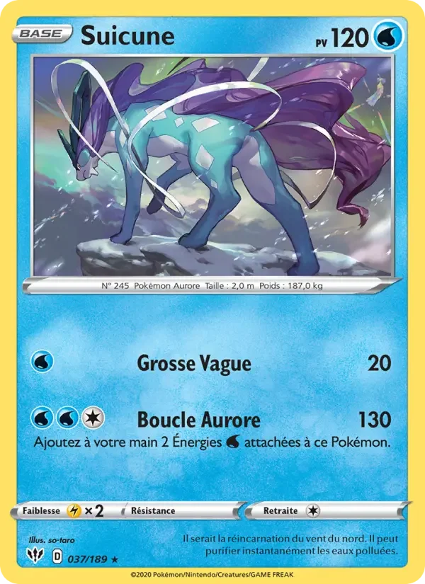 Carte Suicune