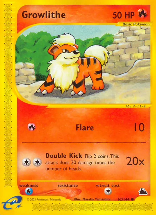 Carte Growlithe