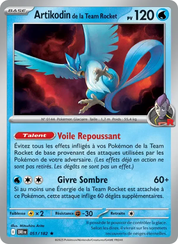 Carte Artikodin de la Team Rocket