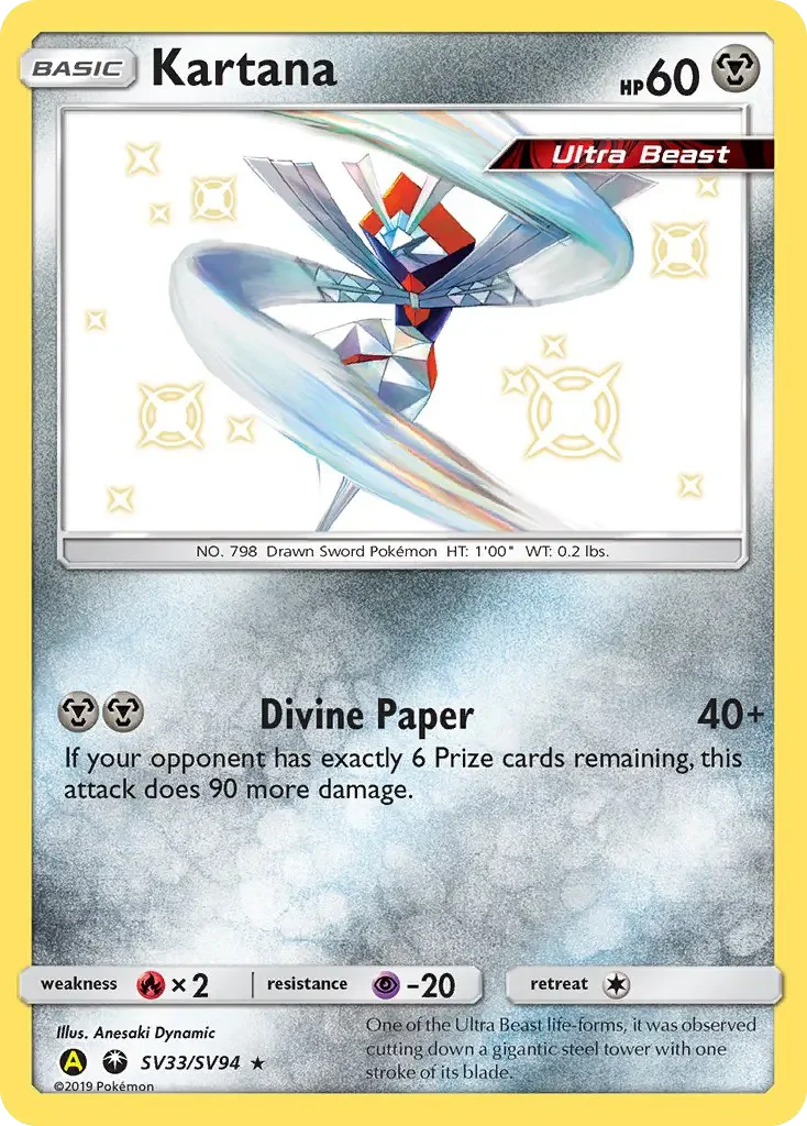 Carte Pokémon Katagami — Destinées Occultes