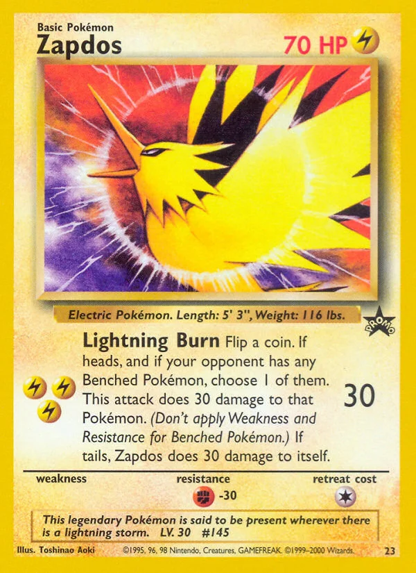 Carte Zapdos