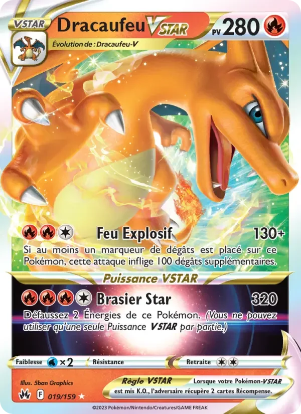 Carte Dracaufeu VSTAR
