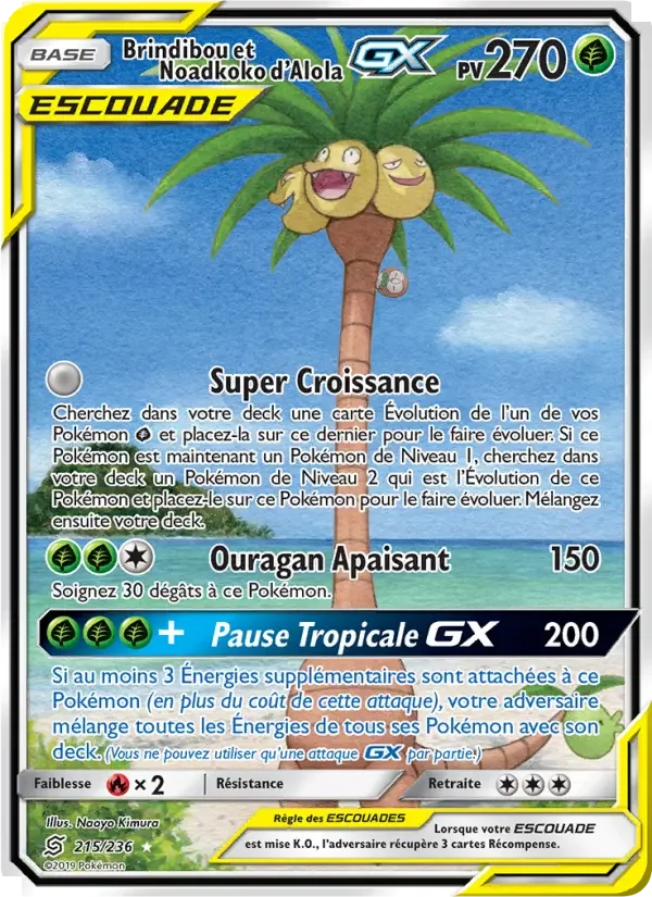 Carte Brindibou et Noadkoko d’Alola GX