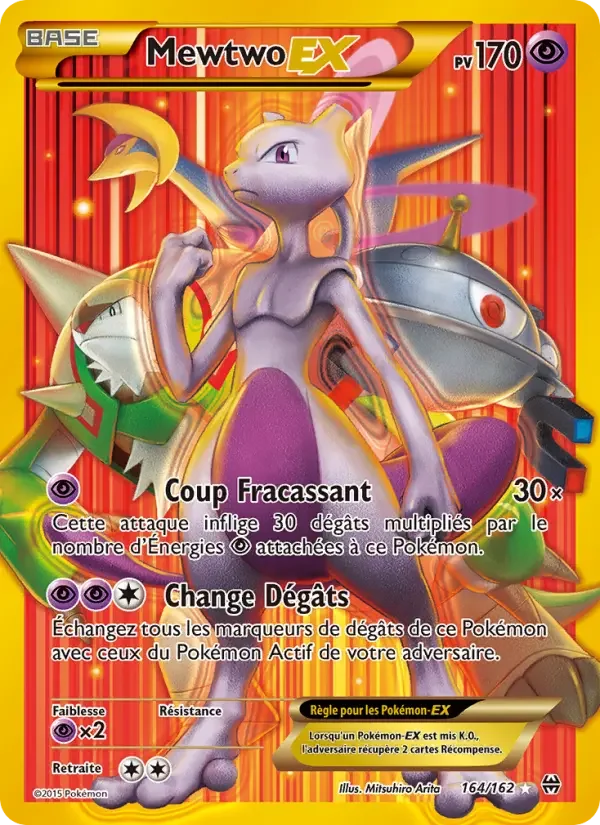 Carte Mewtwo EX