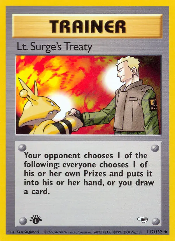 Carte Lt. Surge's Treaty
