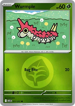 Carte Pokémon Chenipotte — Héros Transcendants