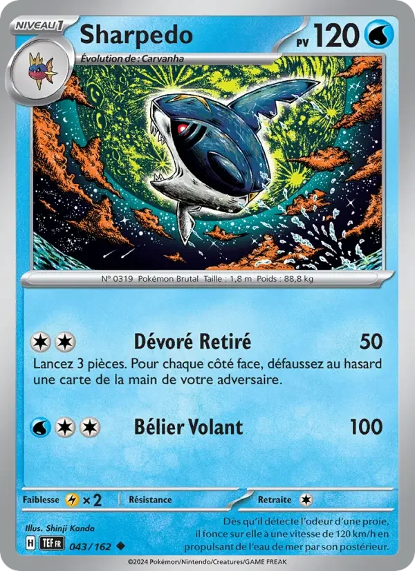 Carte Sharpedo