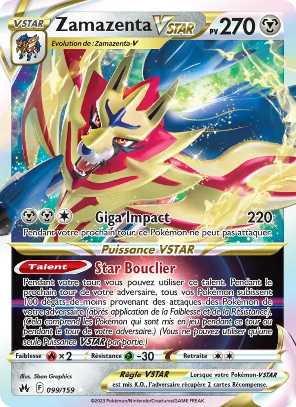 Carte Zamazenta VSTAR