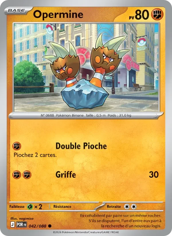 Carte Pokémon Opermine — Équilibre Parfait