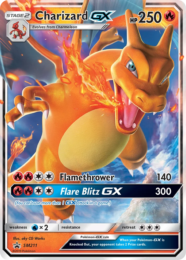 Carte Dracaufeu GX