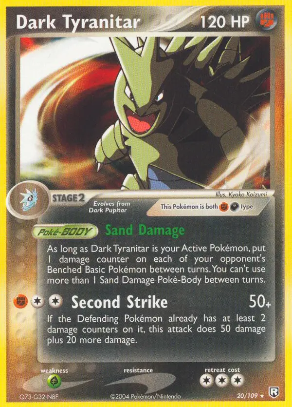 Carte Dark Tyranitar