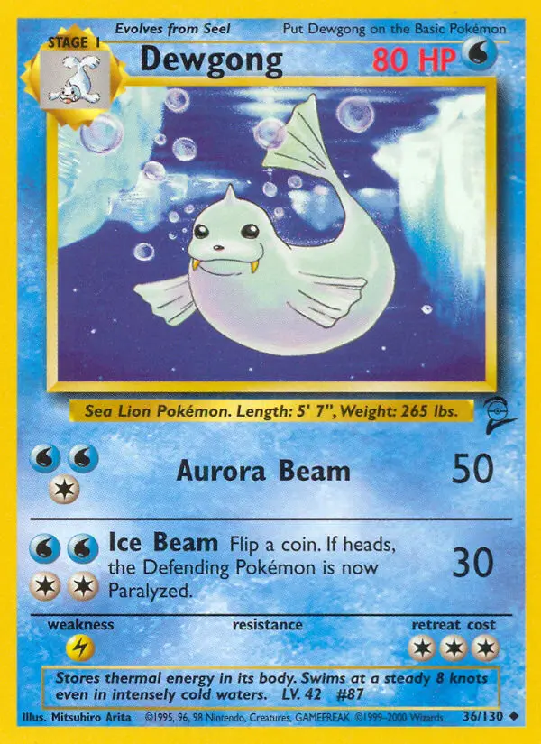Carte Dewgong
