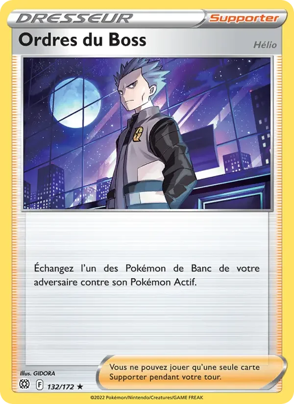 Carte Ordres du Boss