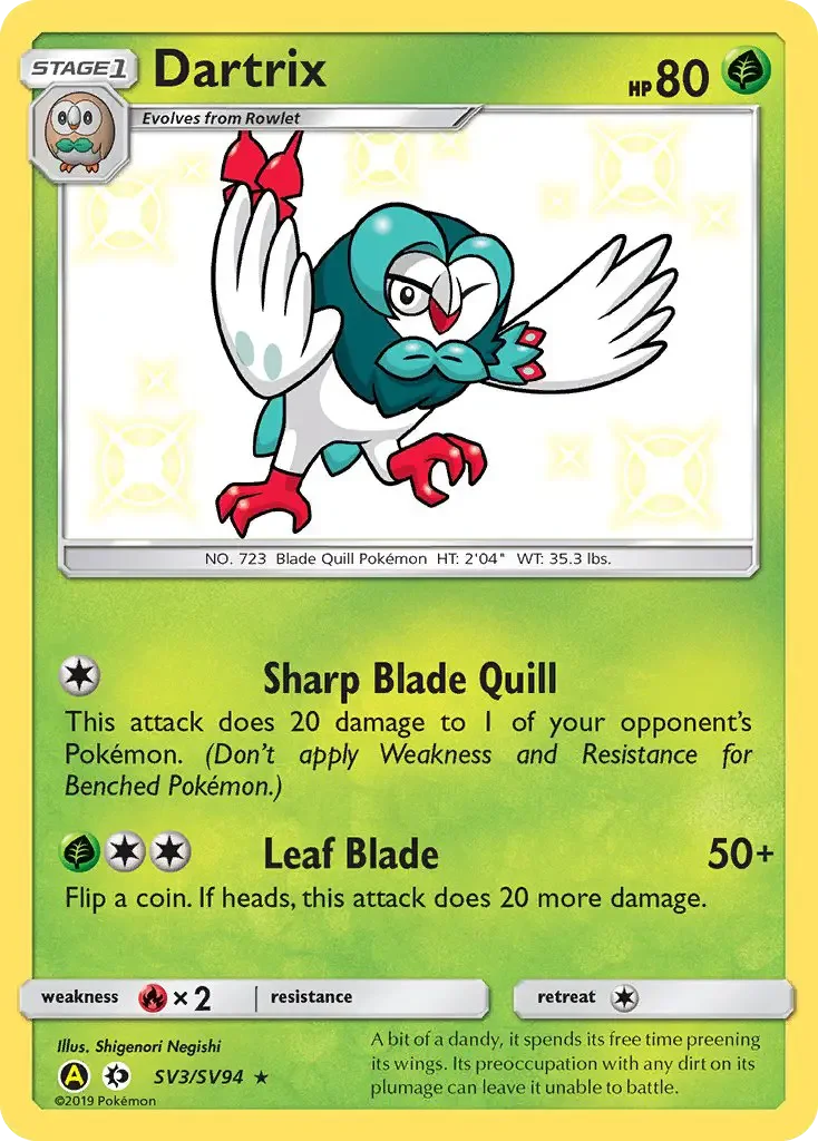 Carte Pokémon Efflèche — Destinées Occultes