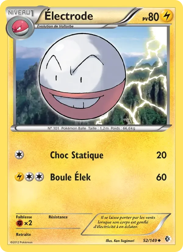 Carte Électrode