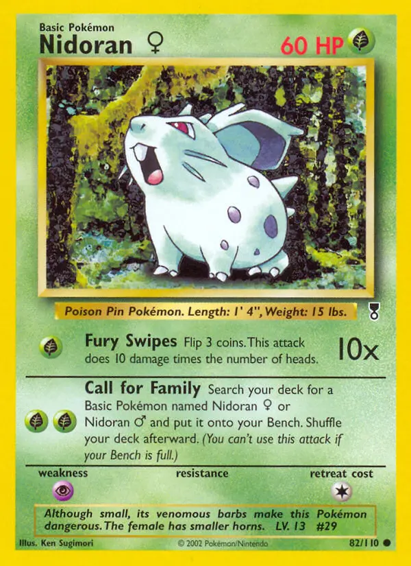 Carte Nidoran ♀