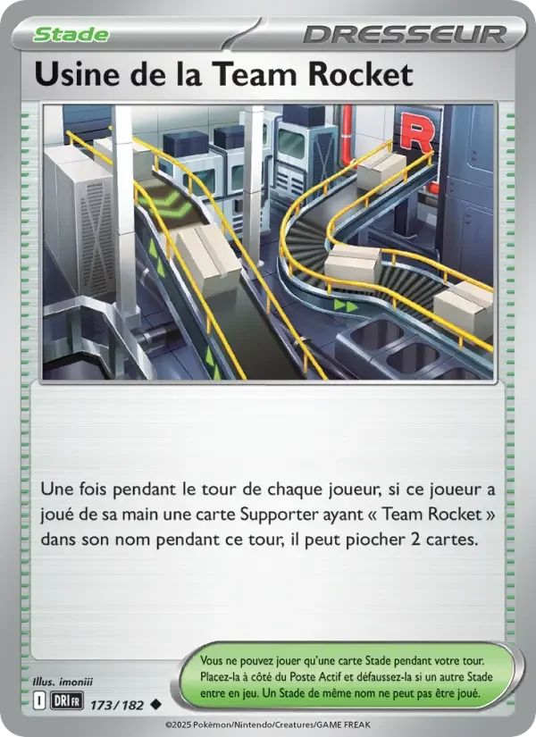 Carte Usine de la Team Rocket