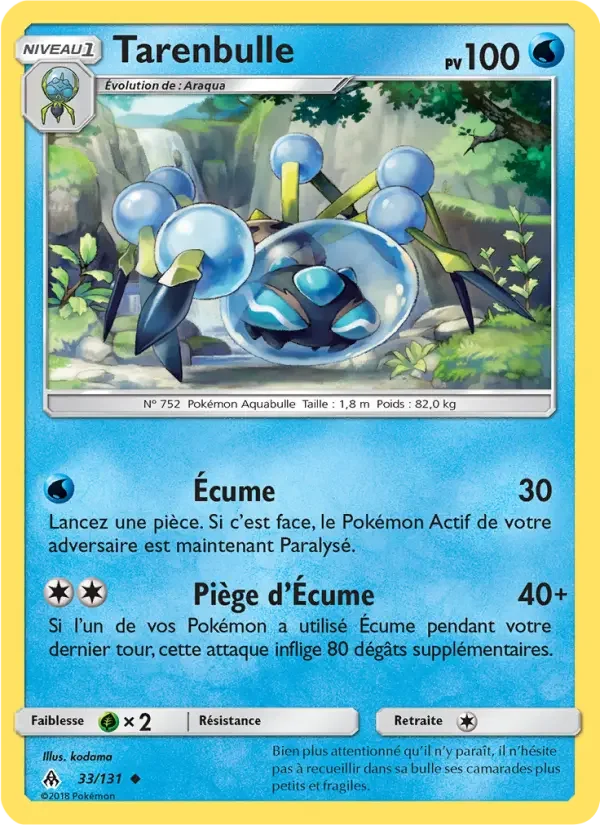 Carte Tarenbulle