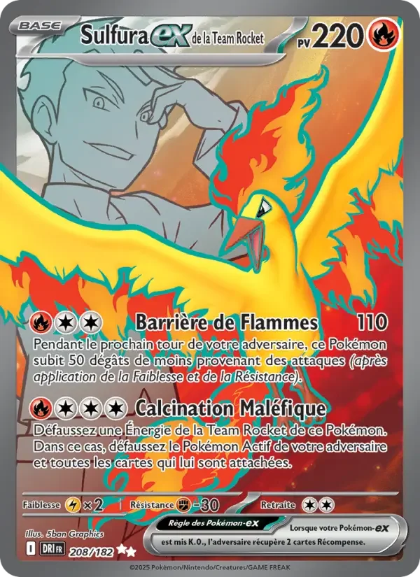Carte Sulfura-ex de la Team Rocket