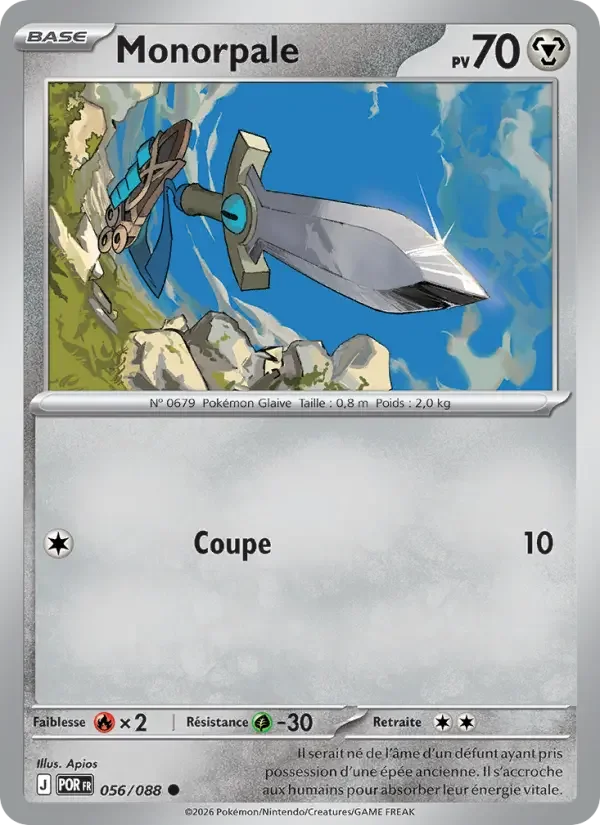 Carte Pokémon Monorpale — Équilibre Parfait