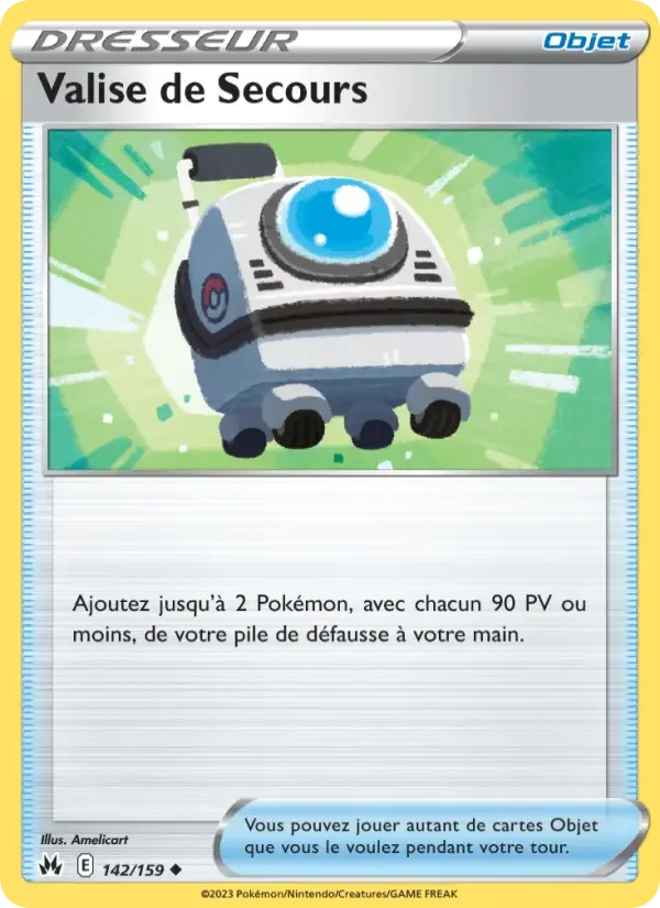 Carte Valise de Secours