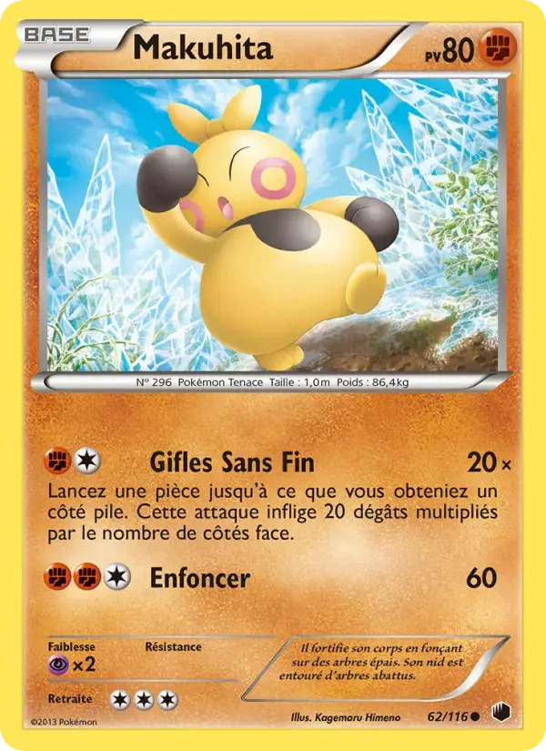 Carte Makuhita